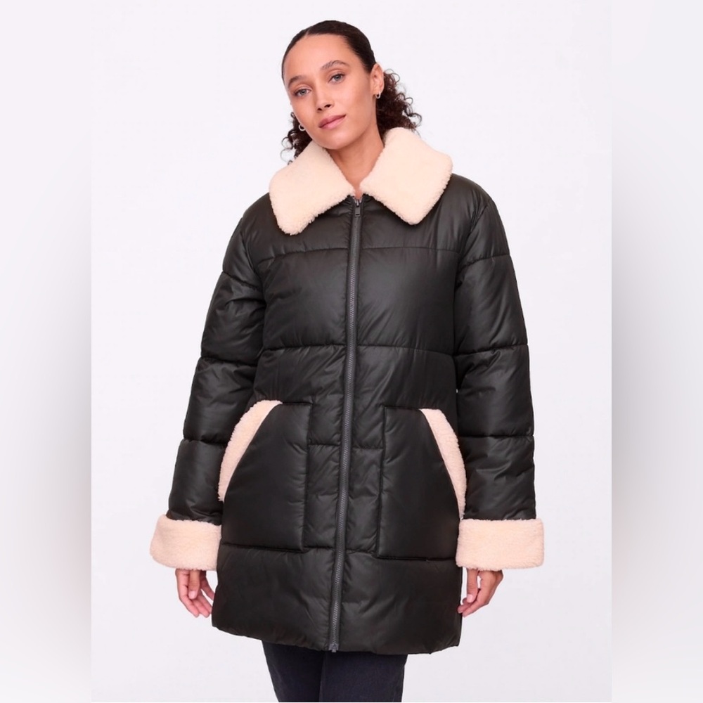 Gap Relaxed ColdControl Long Sherpa Puffer Coat XL